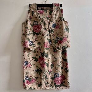 Vintage American Profile Jeanswear Skirt & Vest Set